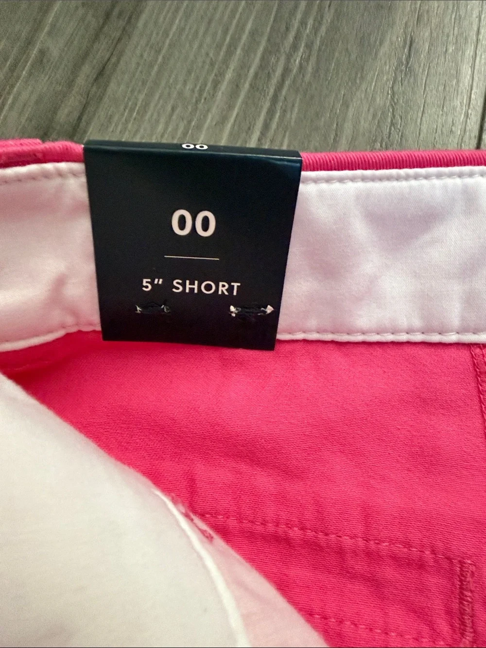 J. Crew Cotton Chino Shorts in Hot Pink and Beige - size 00 New with Tags